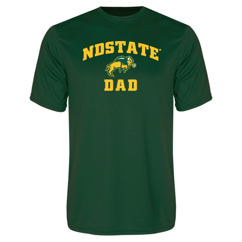 Dark Green Performance Tee-Dad