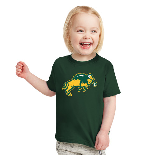 Toddler Dark Green T Shirt-Full Bison