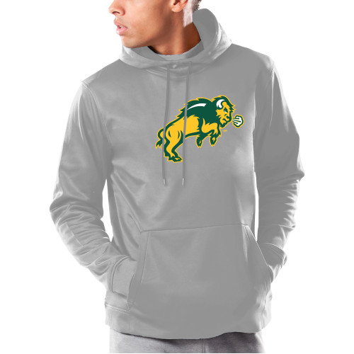Under Armour Grey Armour Fleece Hoodie-Full Bison