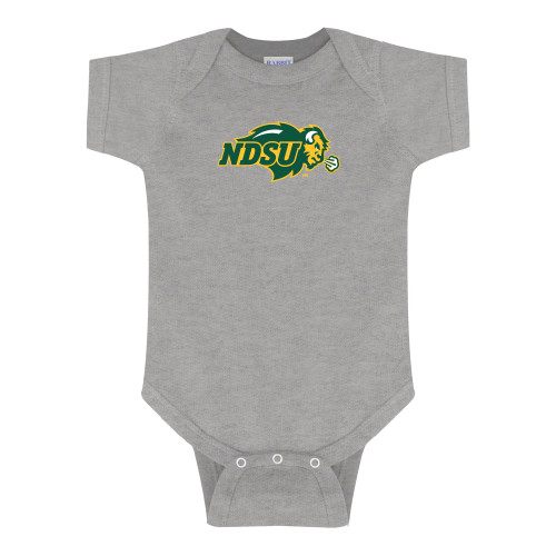 Grey Infant Onesie-Primary Mark