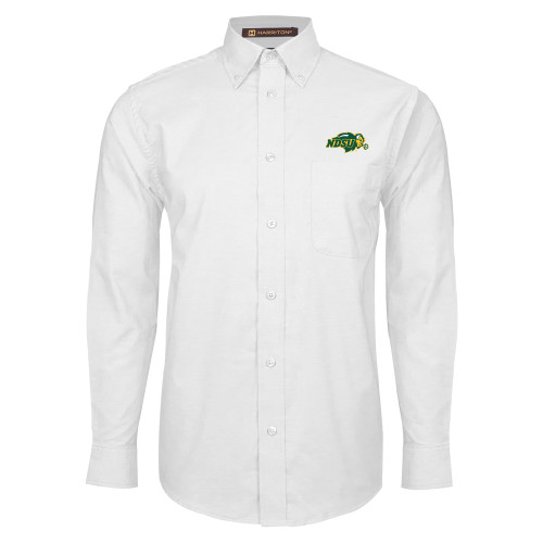 White Oxford Long Sleeve Shirt-Primary Mark