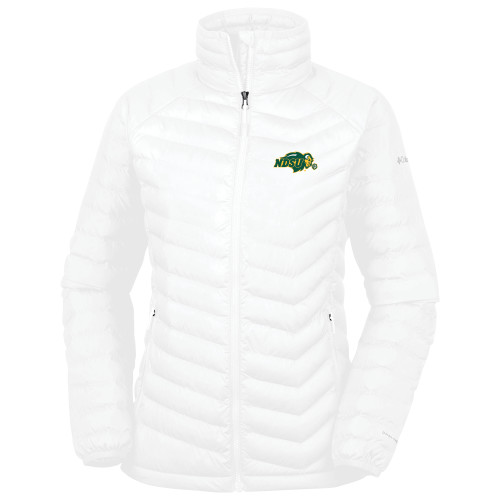 Columbia Womens White Powder Lite Jacket-Primary Mark