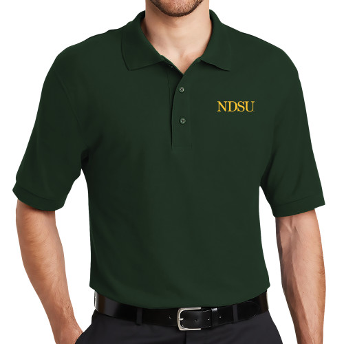 Dark Green Silk Touch Polo-University Signature