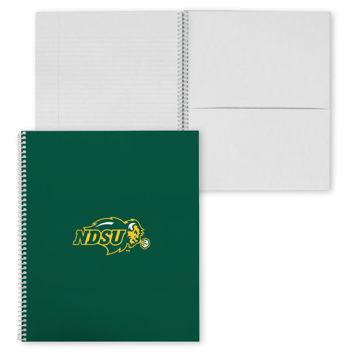 College Spiral Notebook w/Clear Coil-Primary Mark