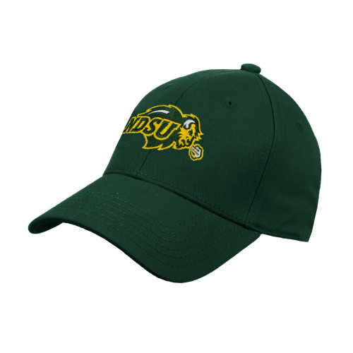 Dark Green Structured Adjustable Pro Style Hat-Primary Mark