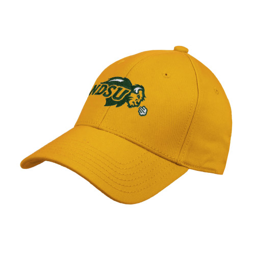 Gold Structured Adjustable Pro Style Hat-Primary Mark