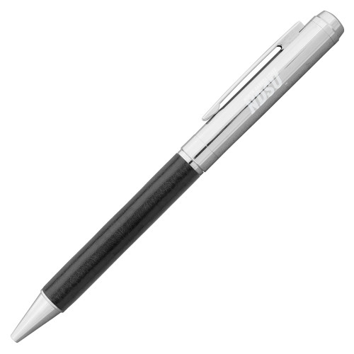 Fabrizio Black Ballpoint Pen-NDSU Wordmark Engraved