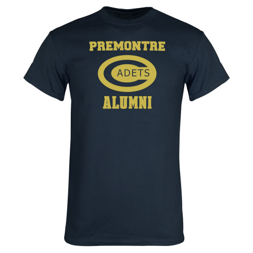 Navy T Shirt-Premontre Alumni