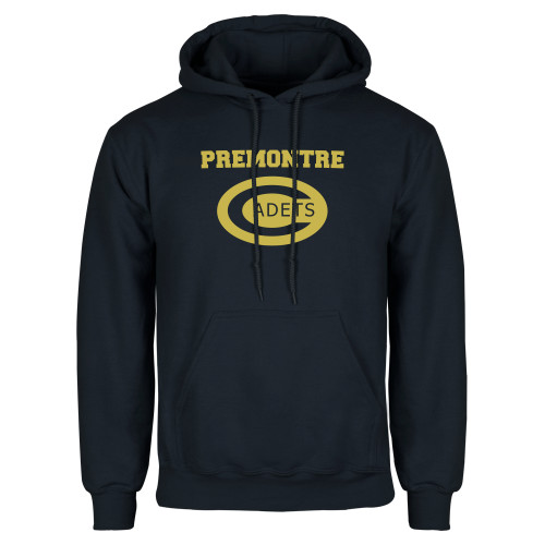 Navy Fleece Hoodie-Premontre Cadets