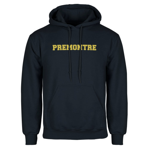 Navy Fleece Hoodie-Premontre