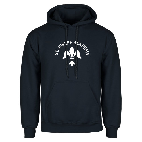 Navy Fleece Hoodie-Notre Dame de La Baie Academy St. Joseph Academy