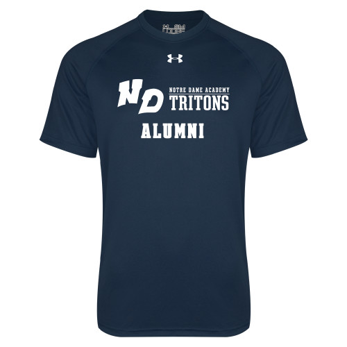 Under Armour Navy Tech Tee-Notre Dame de La Baie Academy Alumni