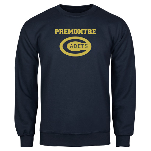 Navy Fleece Crew-Premontre Cadets