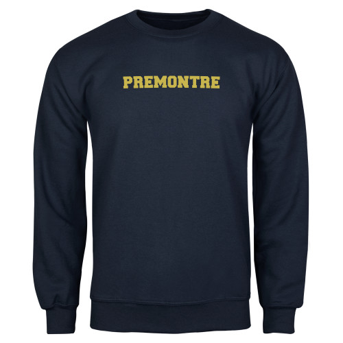 Navy Fleece Crew-Premontre