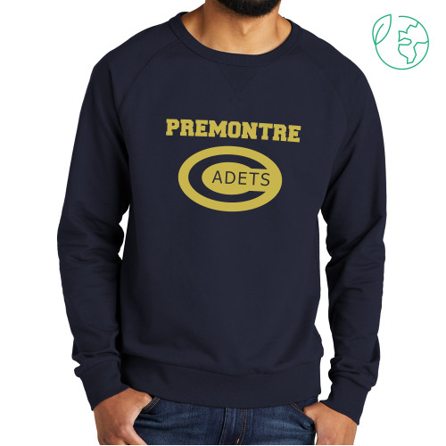 Allmade Navy Organic French Terry Crewneck Sweatshirt-Premontre Cadets