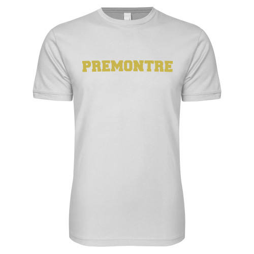 Next Level White SoftStyle T Shirt-Premontre
