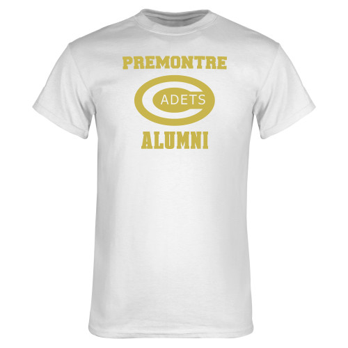 White T Shirt-Premontre Alumni