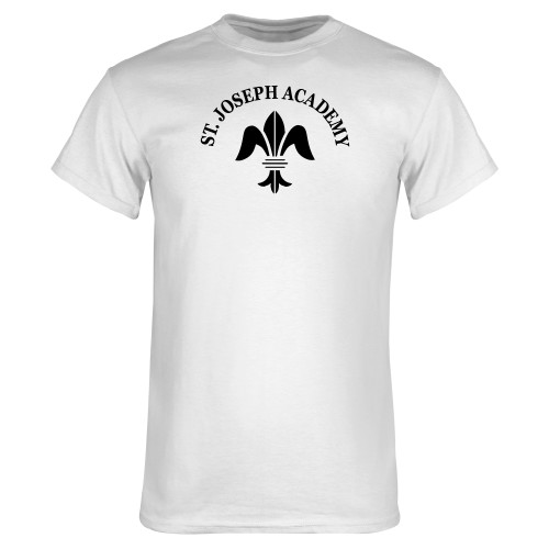 White T Shirt-Notre Dame de La Baie Academy St. Joseph Academy