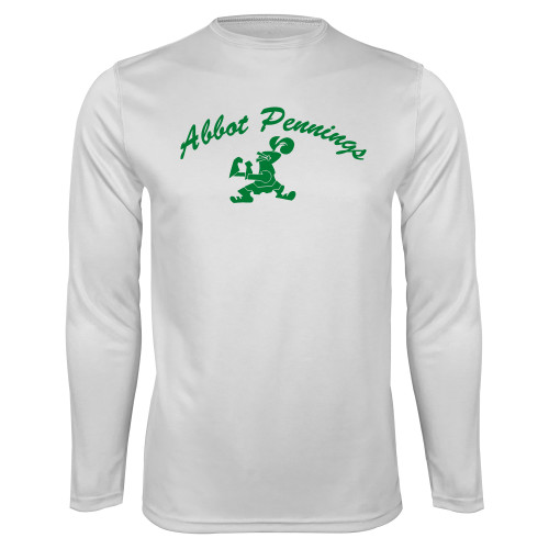 White Performance Long Sleeve Shirt-Abbot Pennings