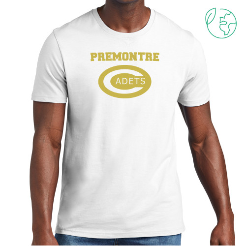 Allmade White Organic Cotton Tee-Premontre Cadets