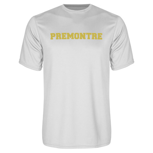 White Performance Tee-Premontre
