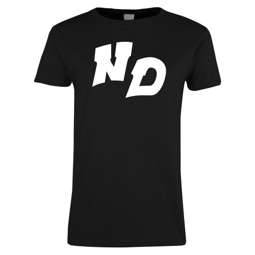Womens Black Short Sleeve Tee-Notre Dame de La Baie Academy Notre Dame ND Stand Alone
