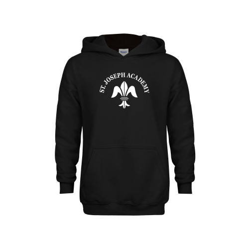 Youth Black Fleece Hoodie-Notre Dame de La Baie Academy St. Joseph Academy