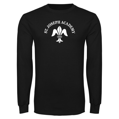 Black Long Sleeve T Shirt-Notre Dame de La Baie Academy St. Joseph Academy