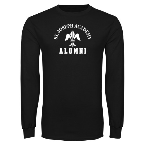 Black Long Sleeve T Shirt-St. Joseph Academy Alumni