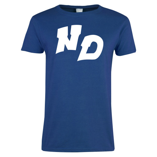 Womens Royal Short Sleeve Tee-Notre Dame de La Baie Academy Notre Dame ND Stand Alone