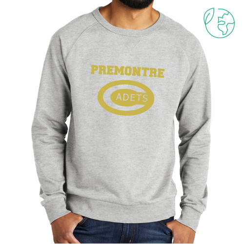 Allmade Light Grey Organic French Terry Crewneck Sweatshirt-Premontre Cadets
