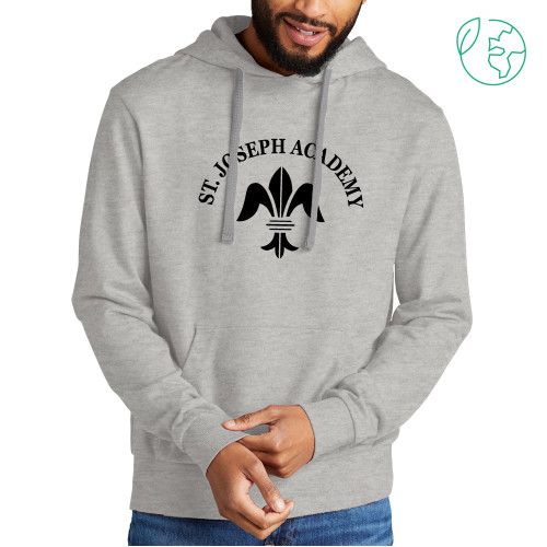 Allmade Light Grey Organic French Terry Pullover Hoodie-Notre Dame de La Baie Academy St. Joseph Academy