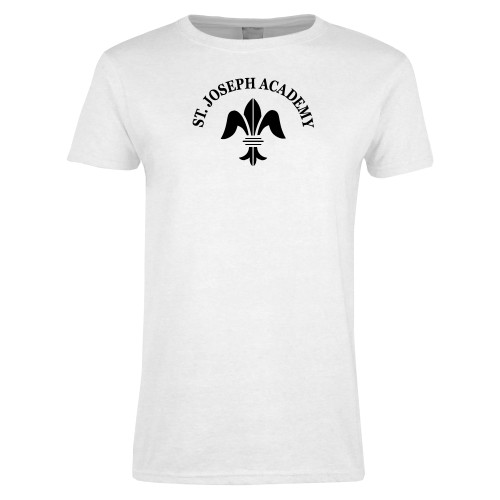 Womens White Short Sleeve Tee-Notre Dame de La Baie Academy St. Joseph Academy
