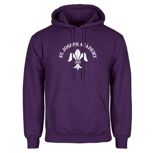 Purple Fleece Hoodie-Notre Dame de La Baie Academy St. Joseph Academy