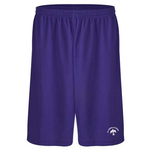 Purple Performance Classic 9 Inch Short-Notre Dame de La Baie Academy St. Joseph Academy