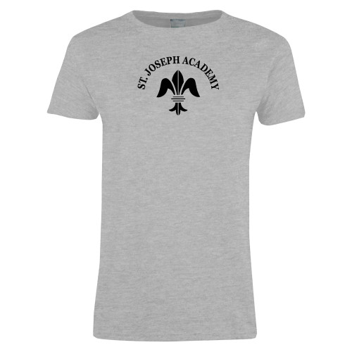 Womens Grey Short Sleeve Tee-Notre Dame de La Baie Academy St. Joseph Academy