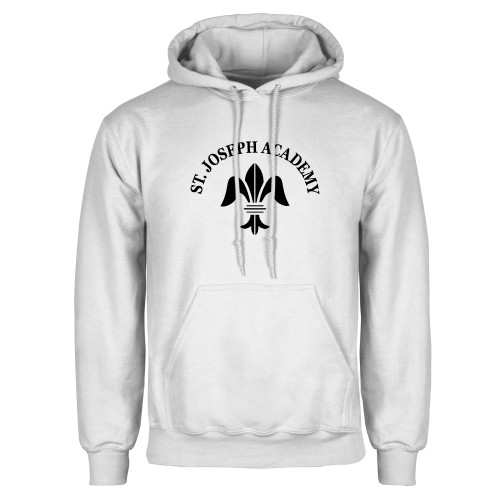White Fleece Hoodie-Notre Dame de La Baie Academy St. Joseph Academy