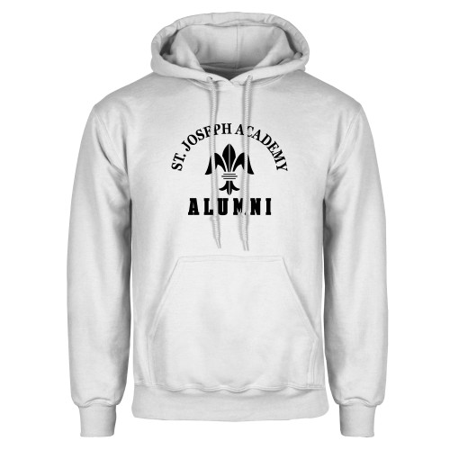 White Fleece Hoodie-St. Joseph Academy Alumni