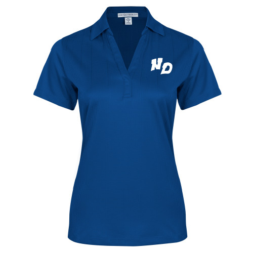 Womens Royal Performance Fine Jacquard Polo-Notre Dame de La Baie Academy Notre Dame ND Stand Alone