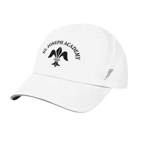 Womens White Performance Cap-Notre Dame de La Baie Academy St. Joseph Academy