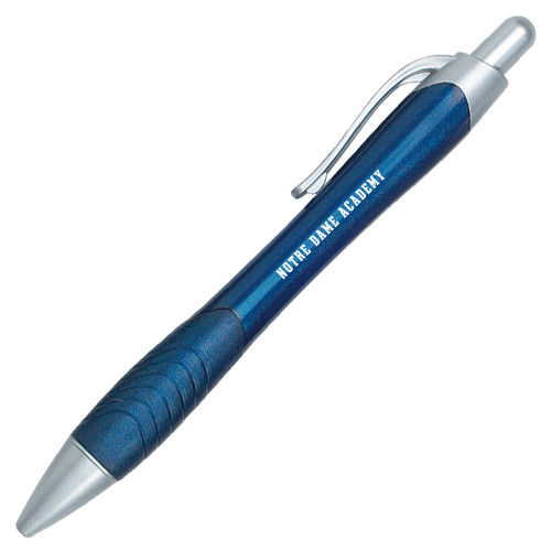 Metallic Mykonos Navy Pen-Notre Dame de La Baie Academy Notre Dame Academy Flat Text