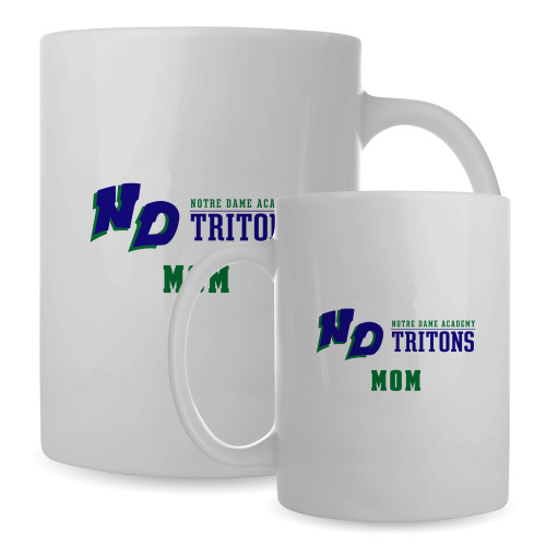 Alumni Full Color White Mug 15oz-Notre Dame de La Baie Academy Mom