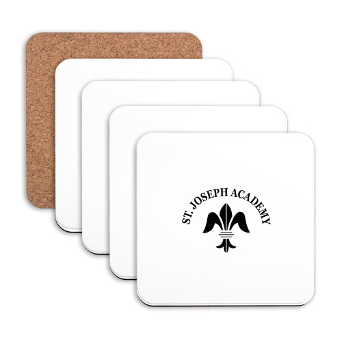 Hardboard Coaster w/Cork Backing 4/set-ST Joseph Academy