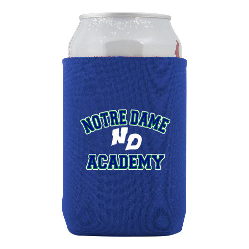 Neoprene Royal Can Holder-Notre Dame de La Baie Academy Notre Dame Academy ND Stacked 2 Color