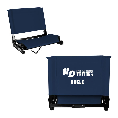 Stadium Chair Navy-Notre Dame de La Baie Academy Uncle