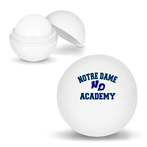 White Lip Moisturizer Ball-Notre Dame de La Baie Academy Notre Dame Academy ND Stacked 2 Color