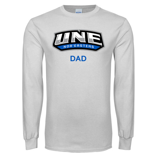 White Long Sleeve T Shirt - Dad