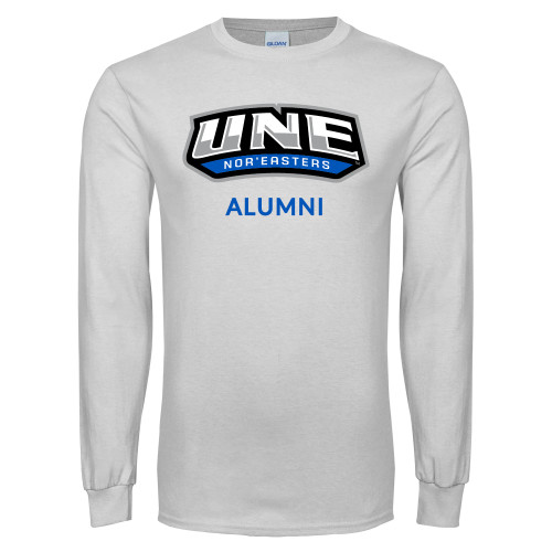  White Long Sleeve T Shirt - Alumni