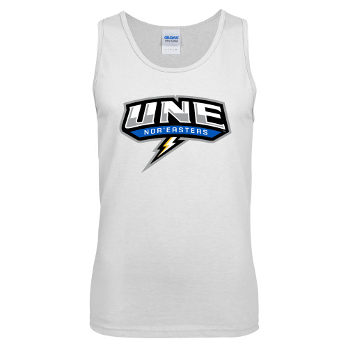  White Tank Top - UNE w Bolt