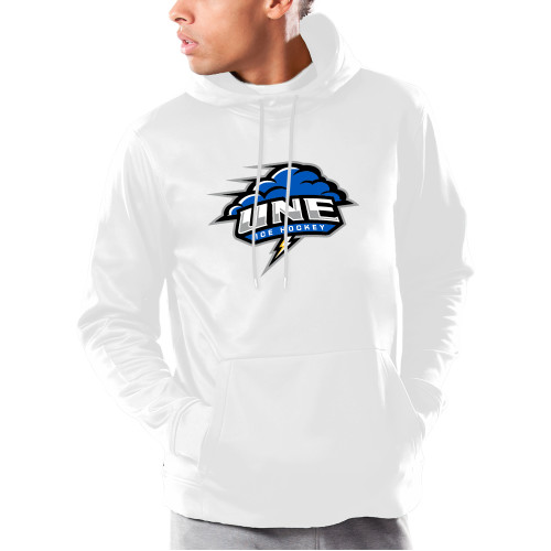 Under Armour White Armour Fleece Hoodie - Ice Hockey